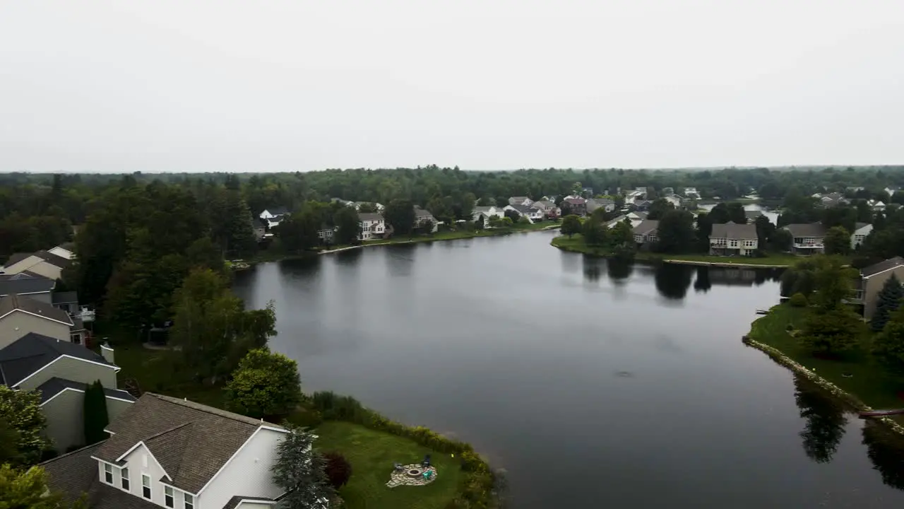 Another Inland Suburban Lake at a neighborhood