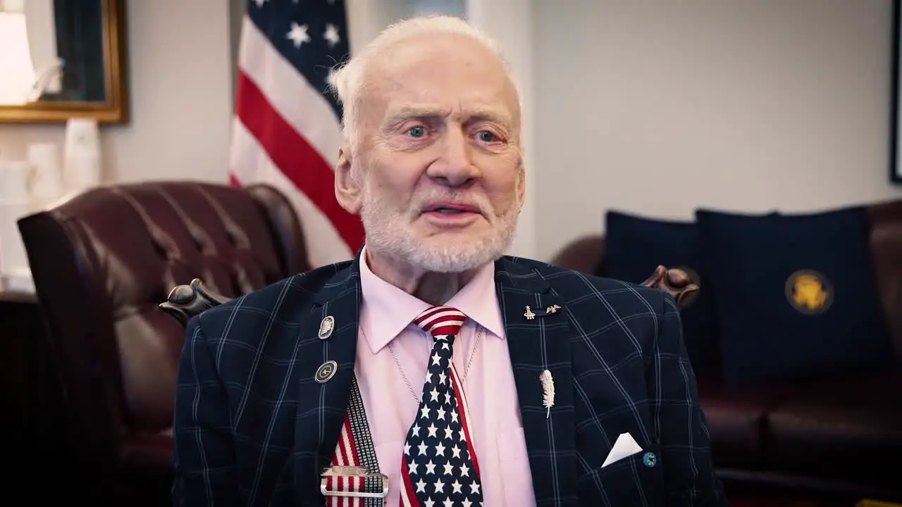 Buzz Aldrin Is Interviewed On The 50Th Anniversary Of The Moon Landing Recalling The Experience As Well As Advising Future Astronauts