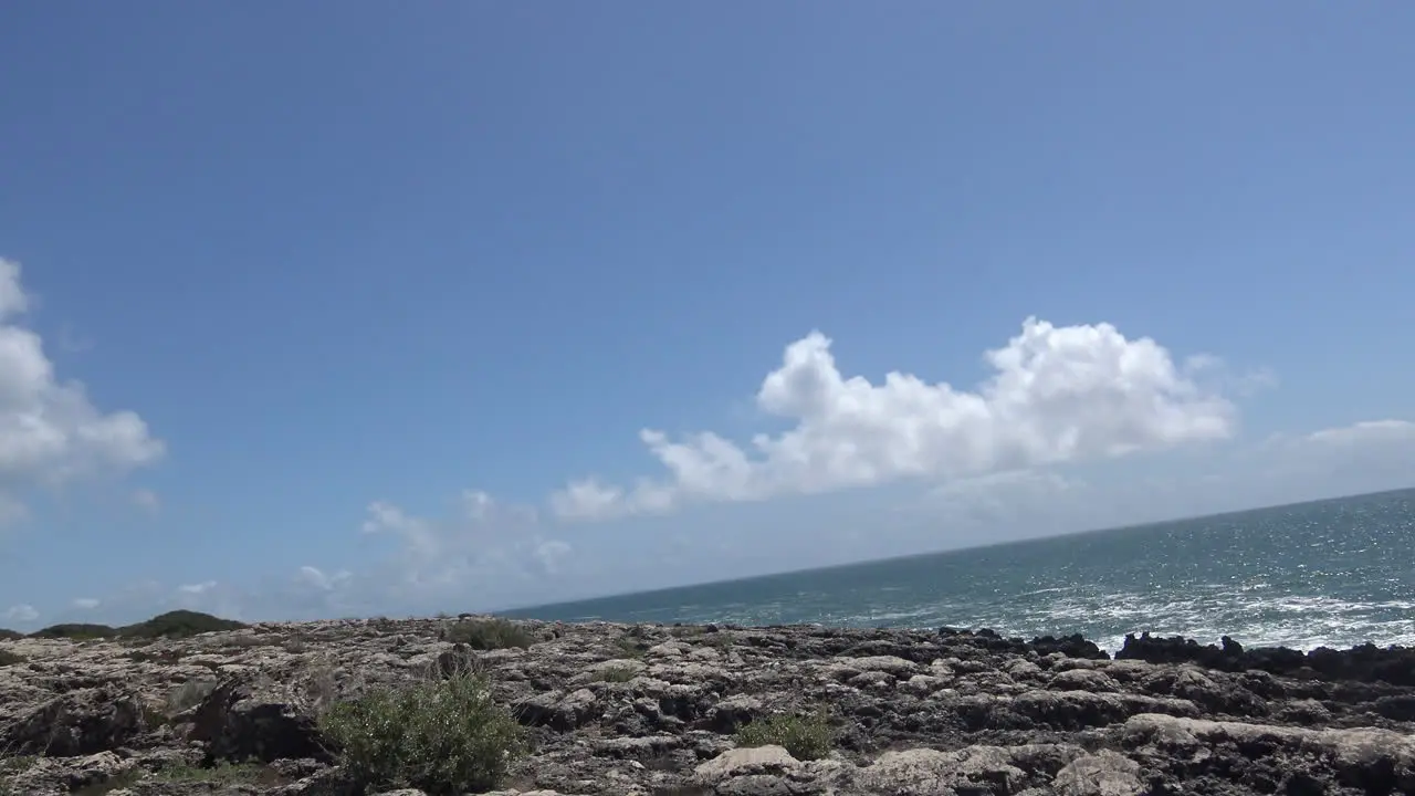 Clean Ocean and a Rocky Shore