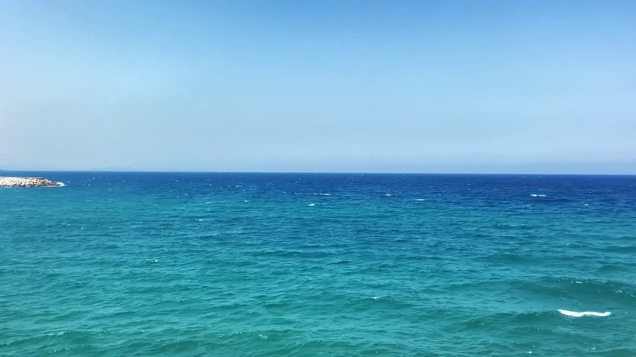 Panoramic Sea View At Summer In Fidar Byblos District Of Keserwan In Lebanon