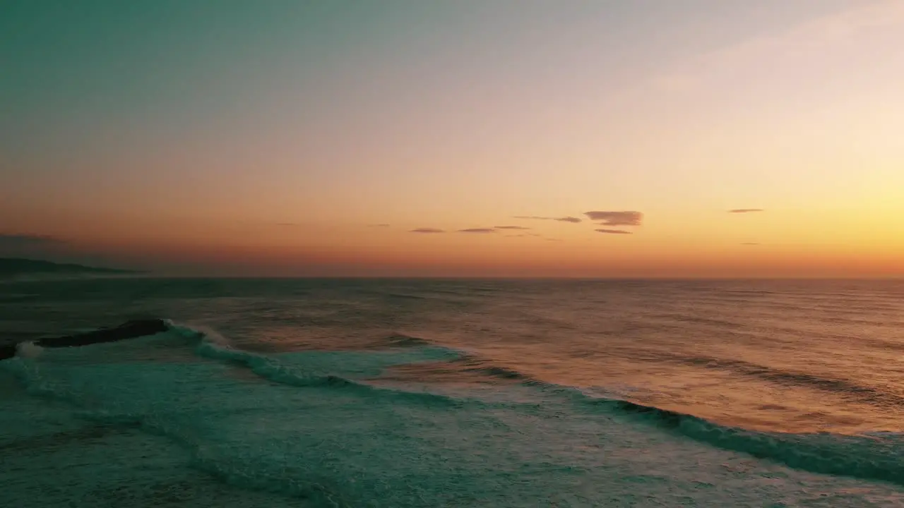 Stunning Shot Of São Sebastião Seascape At Sunset Time Ericeria Portugal