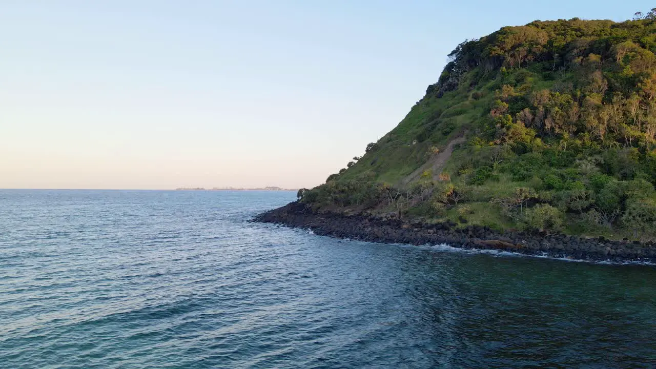 Rocky Coastline Of Burleigh Heads National Park In Gold Coast City Australia