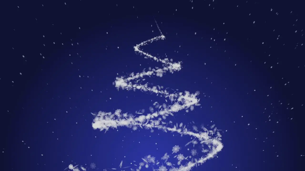 Happy Holidays on Blue Background