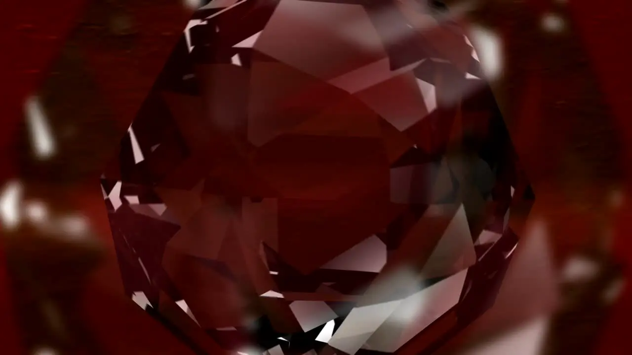 Spinning Red Diamond