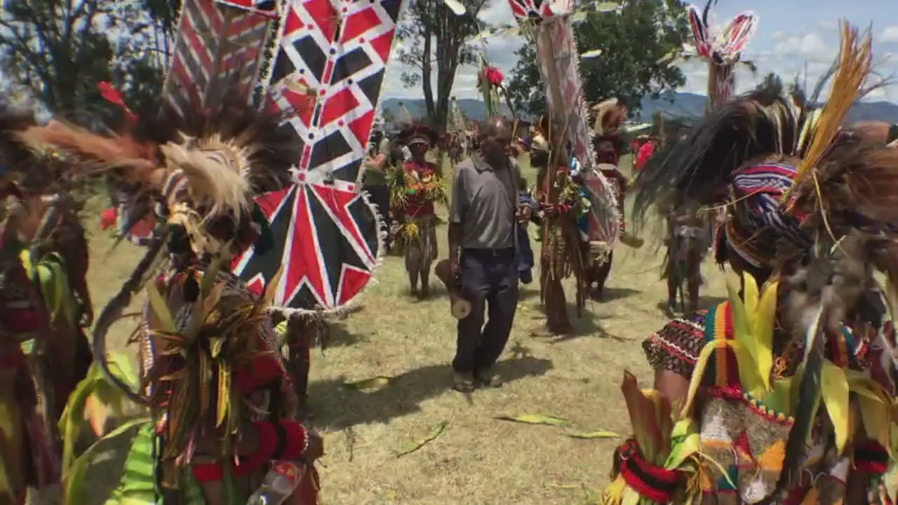 Papua New Guinea Eastern Highlands Goroka Show dancers from Bena