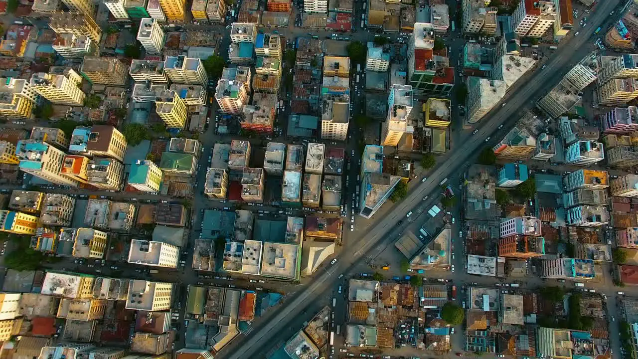 aerial view of Dar es Salaam Tanzania