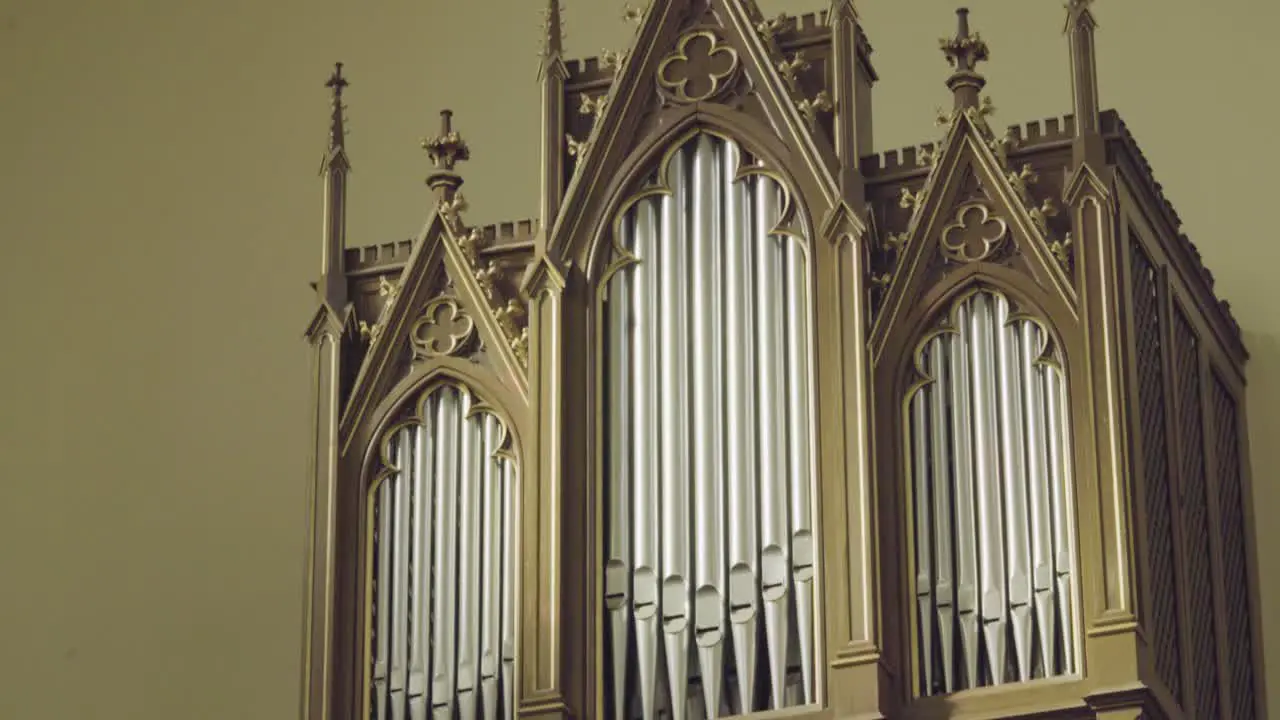 beautiful organ in the church