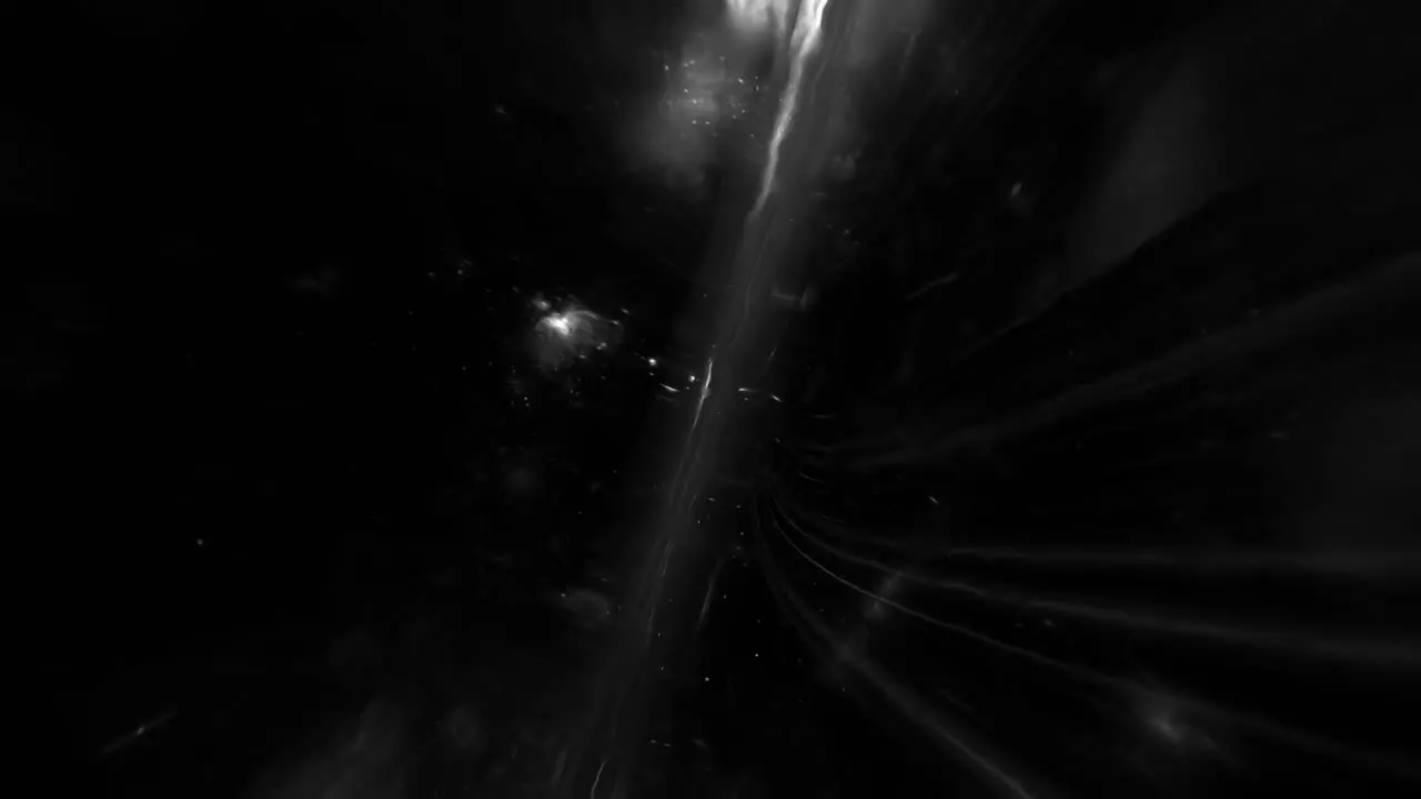 Black background of the universe warping Seamless loop