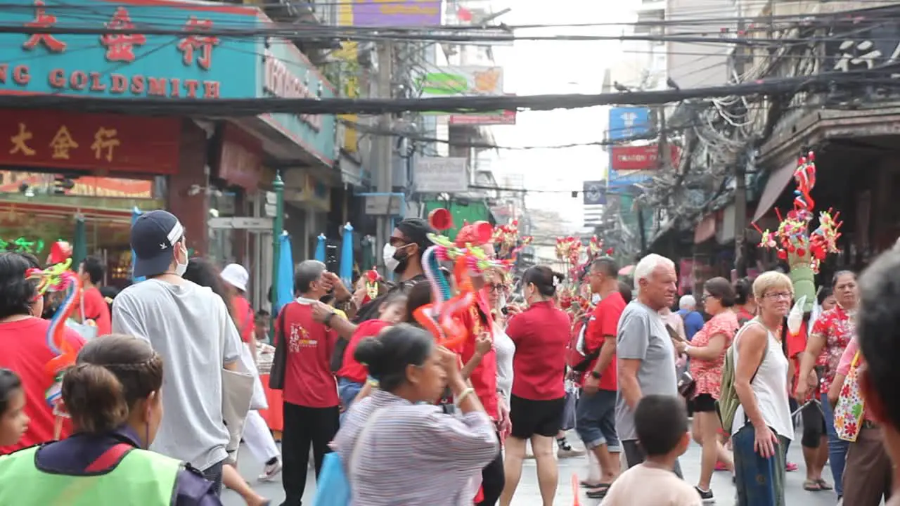 Large Crowds Gather To Celebrate Chinese New Year In Bangkok