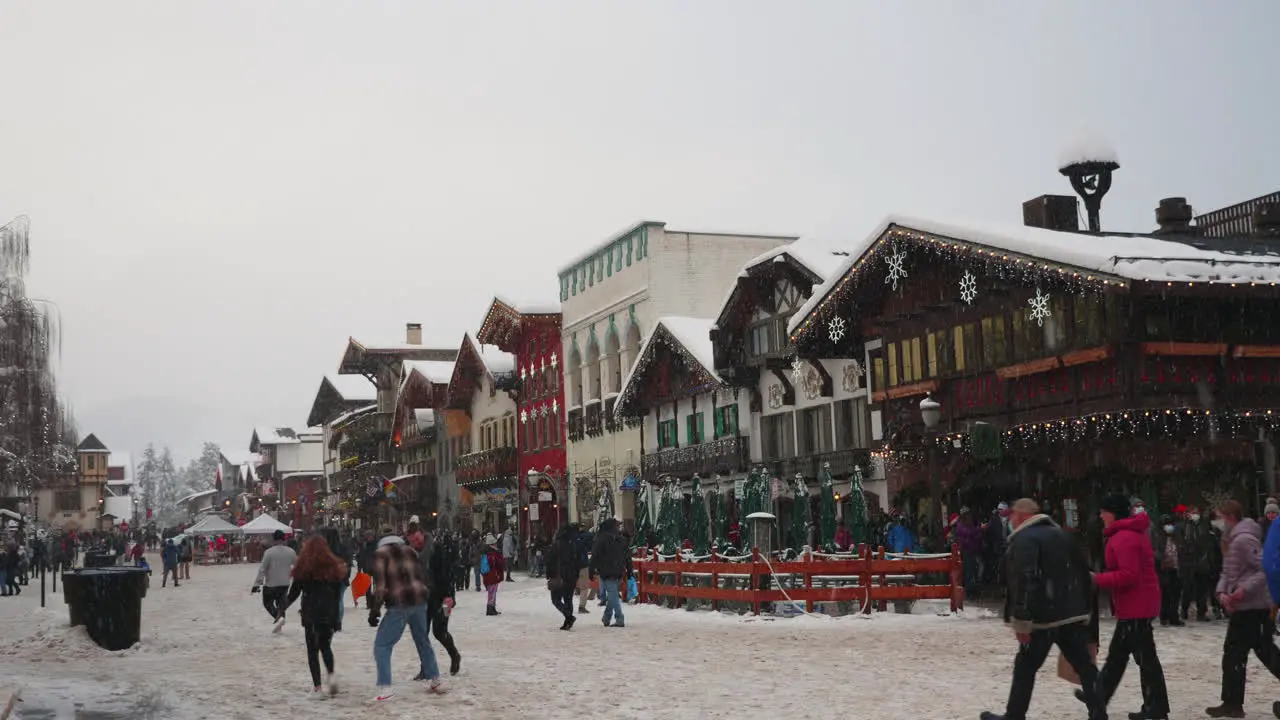 LEAVENWORTH WASHINGTON Many people come to Leavenworth to visit and watch the Christmas lighting festival