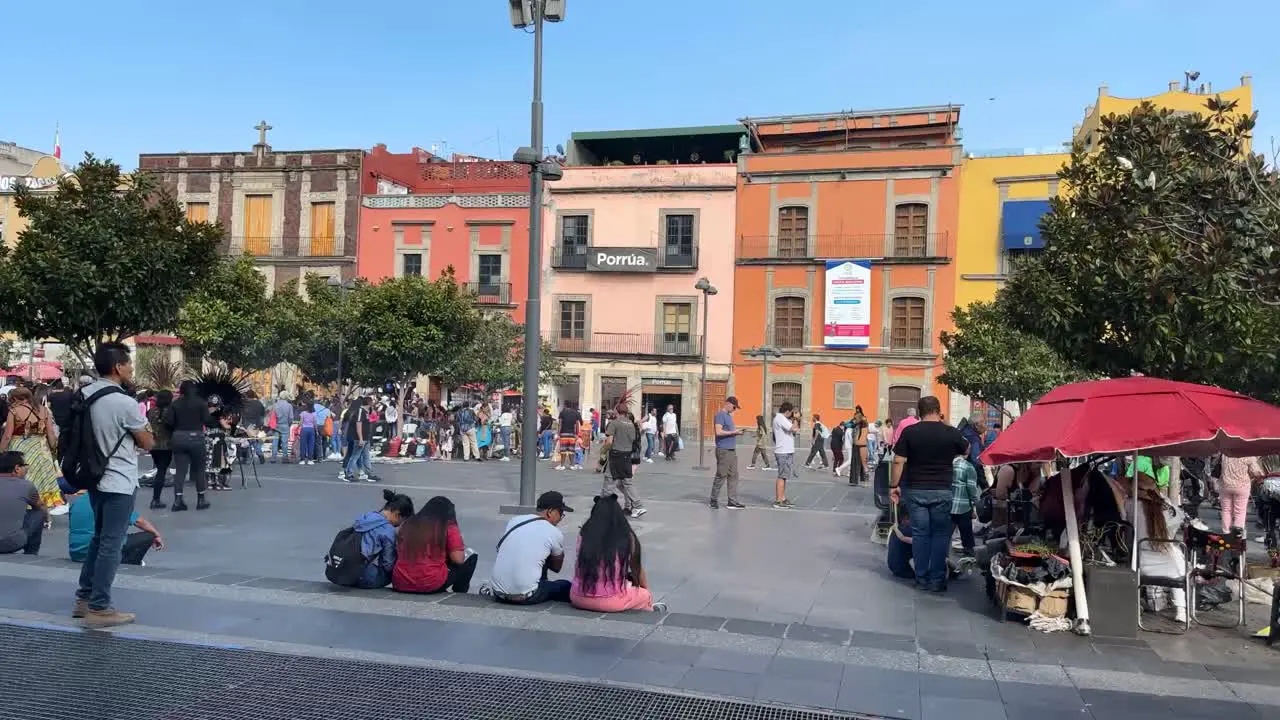 Mexico City historic center timelapse