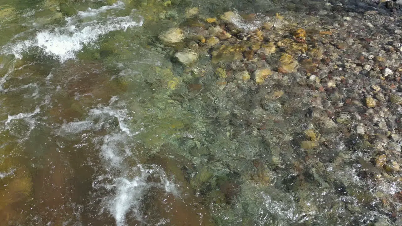 Close Up of Shallow Flowing River