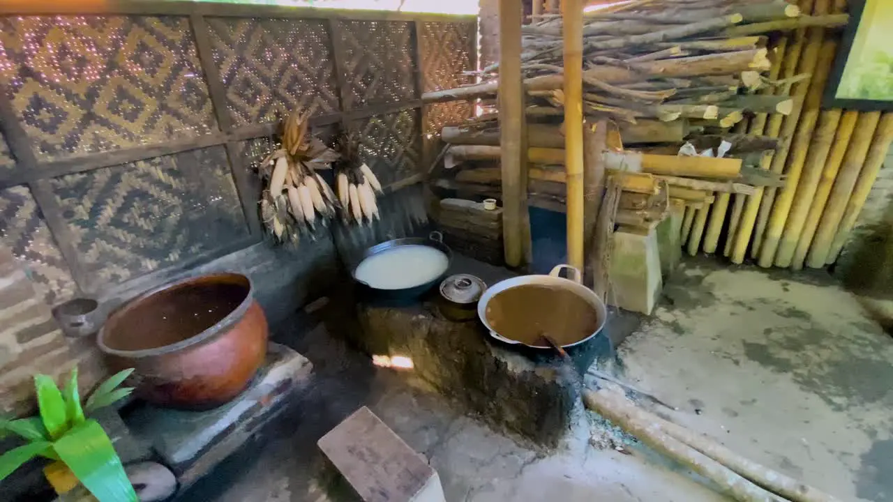 Scene of kitchen room for making brown sugar