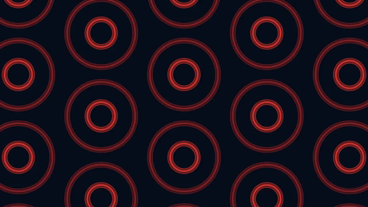 Futuristic blue circle pattern on black background