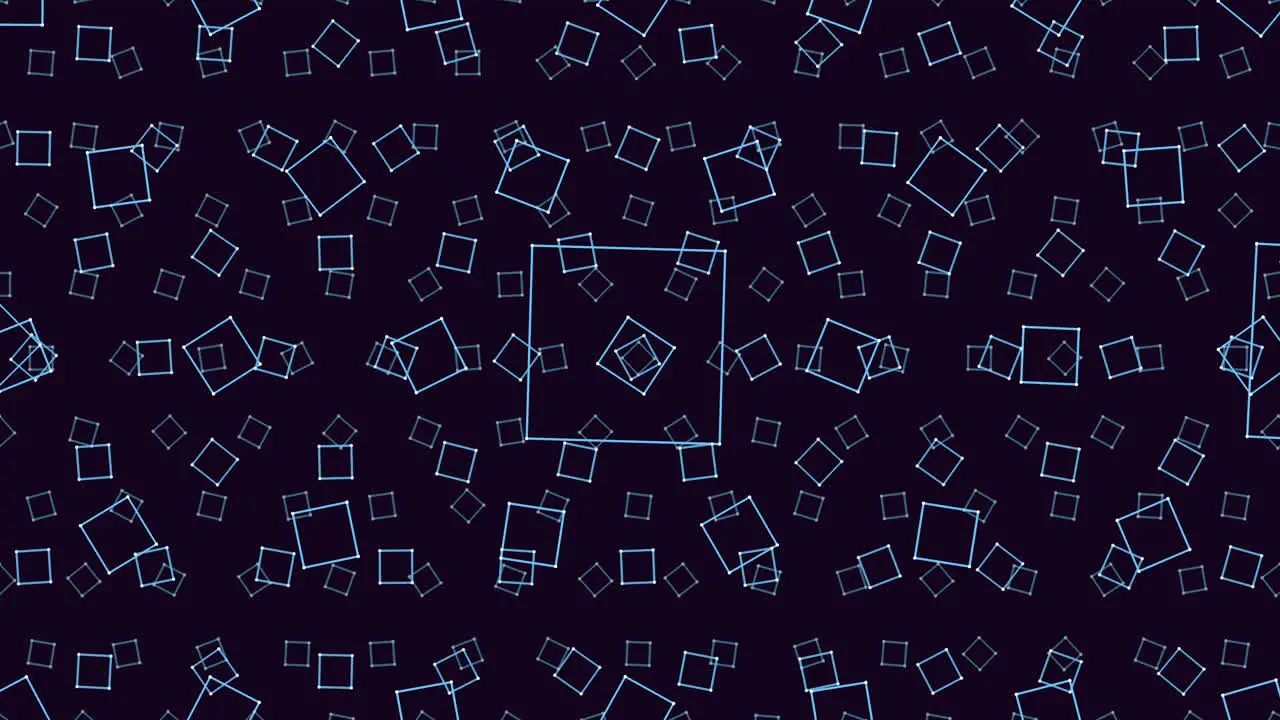 Geometric blue pattern on dark background squares rectangles and grid design