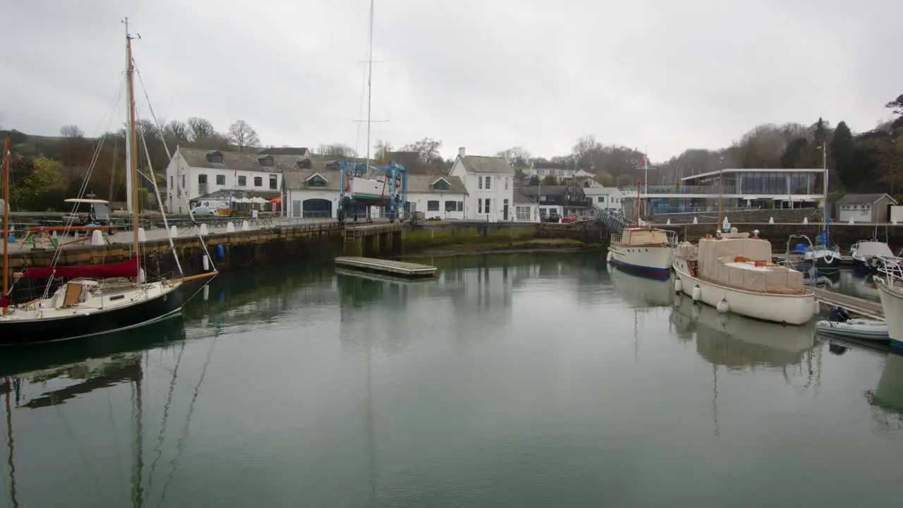 Looking at Churchtown from the The Floating Harbour At Mylor Yachts