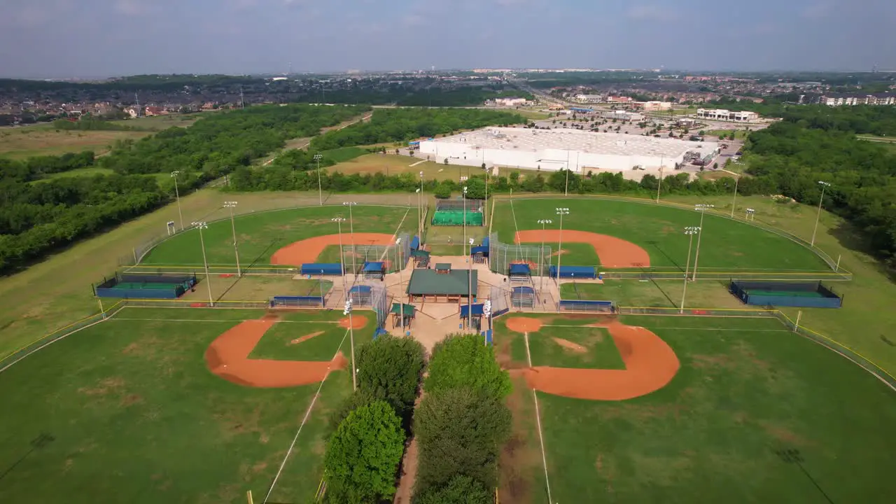 Aerial flight over KYA sports complex