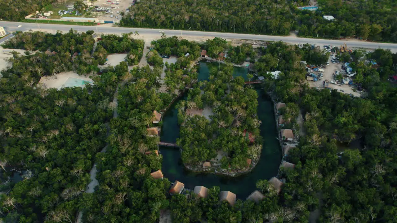 Stunning beauty of a luxurious cenote resort in Mexico with this breathtaking 4K drone video