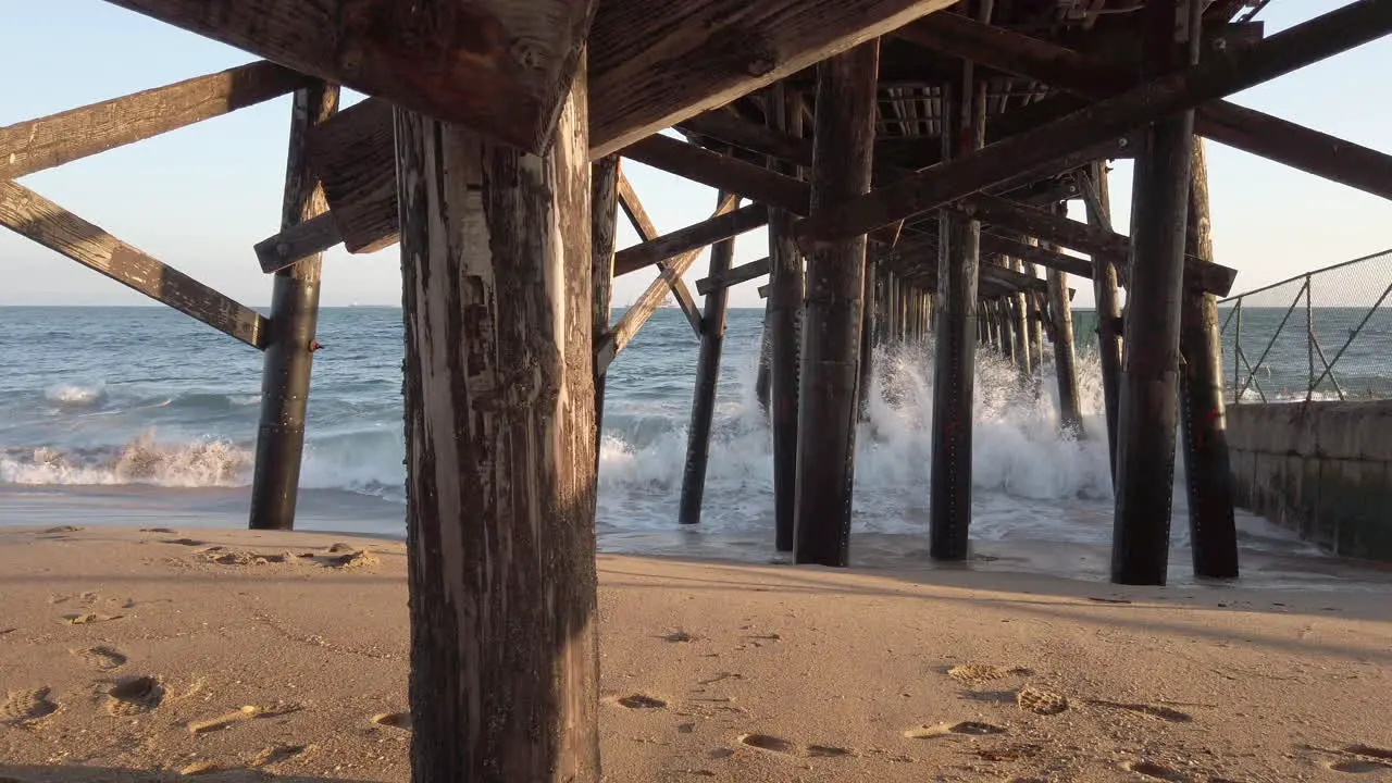 Under Seal Beach California pier 3