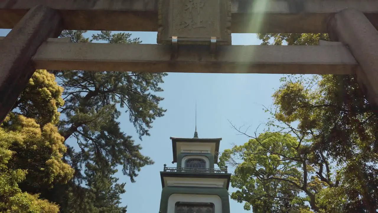 Stairways to the Oyama Shrine Temple in Kanazawa Japan