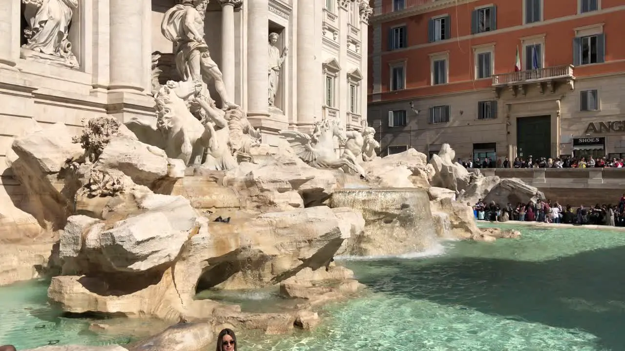 Di Trevi fountain in Rome Italy