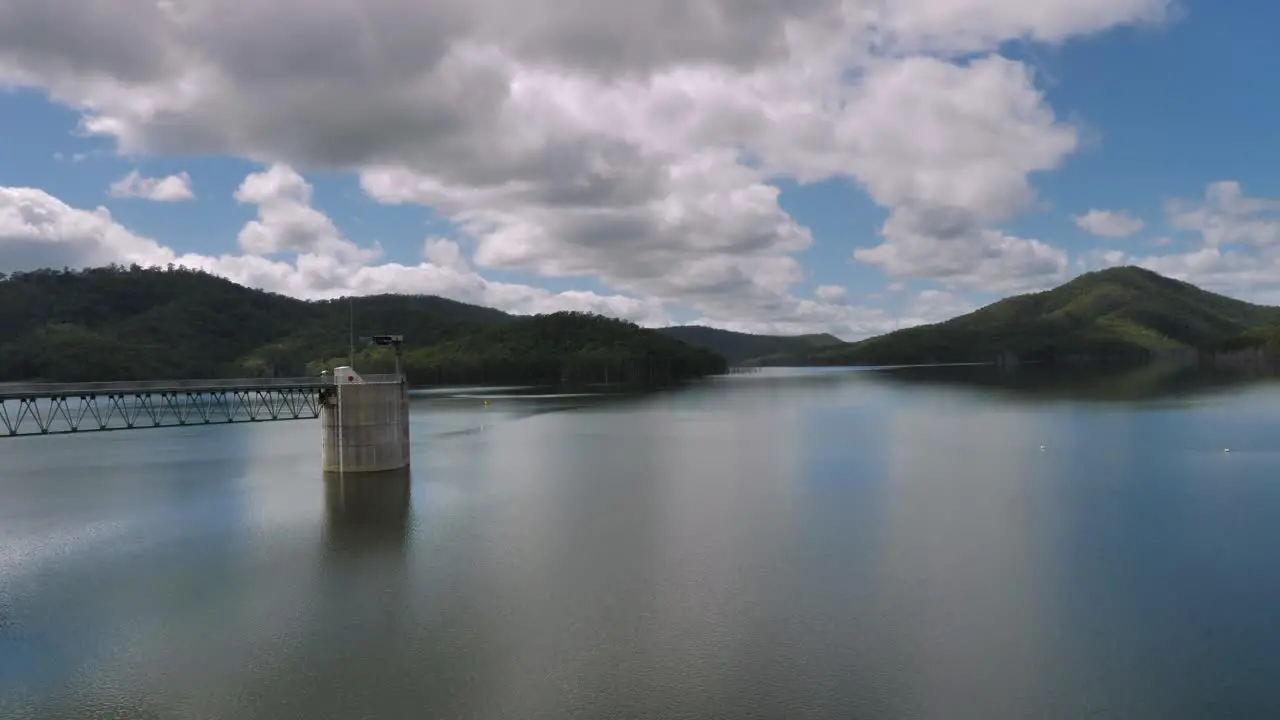 Gold Coast Queensland Australia 01 21 2024 View of Advancetown Lake from the top of the Hinze Dam