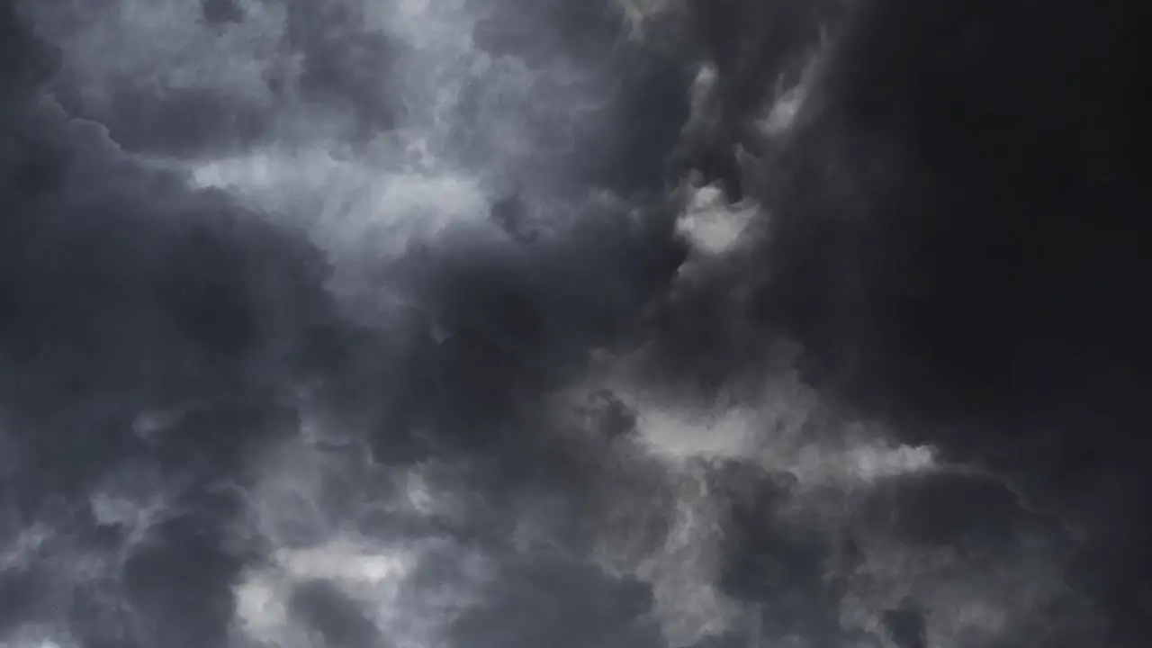 thunderstorm lightning flashes during a powerful thunderstorm