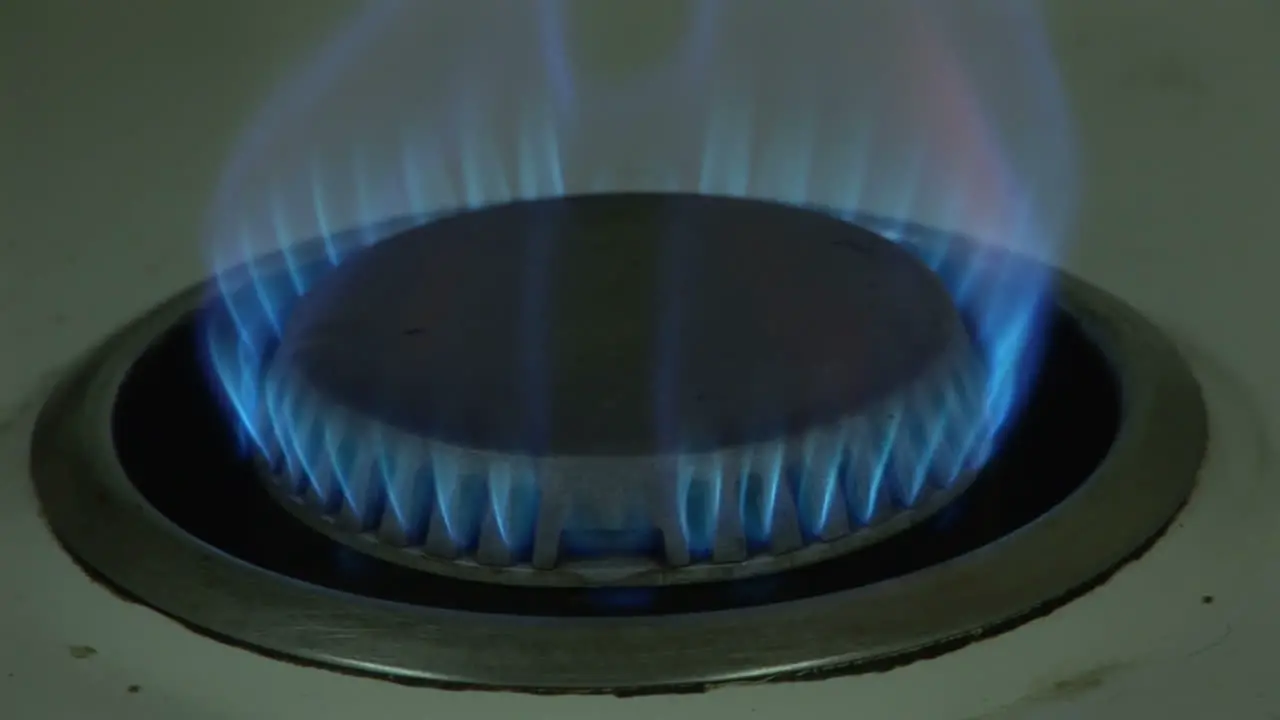 Stock Footage of Burning Gas