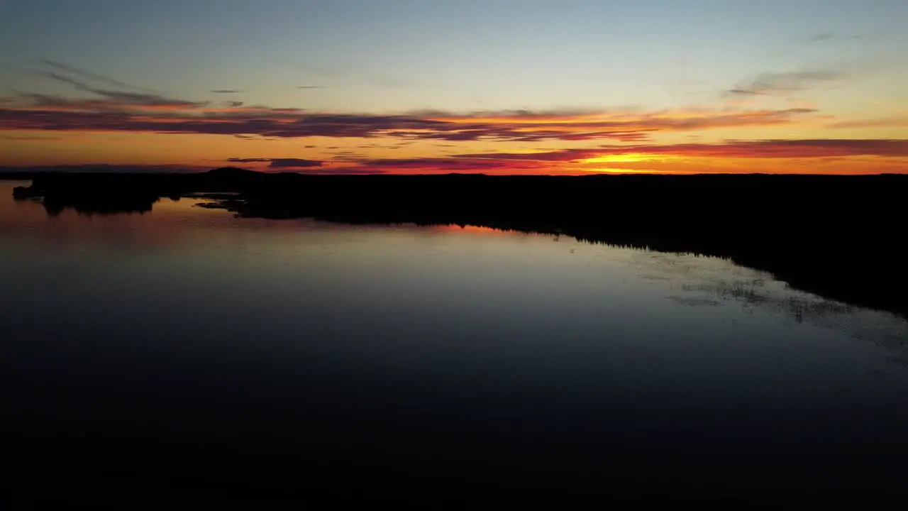 A drone shot made at the Pieni Onkamo lake in Finland-2