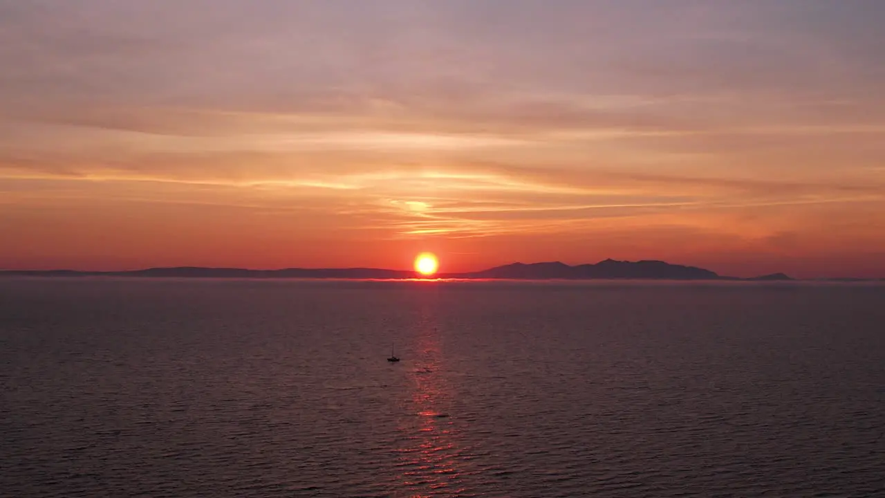 Sunset on the west coast of Scotland