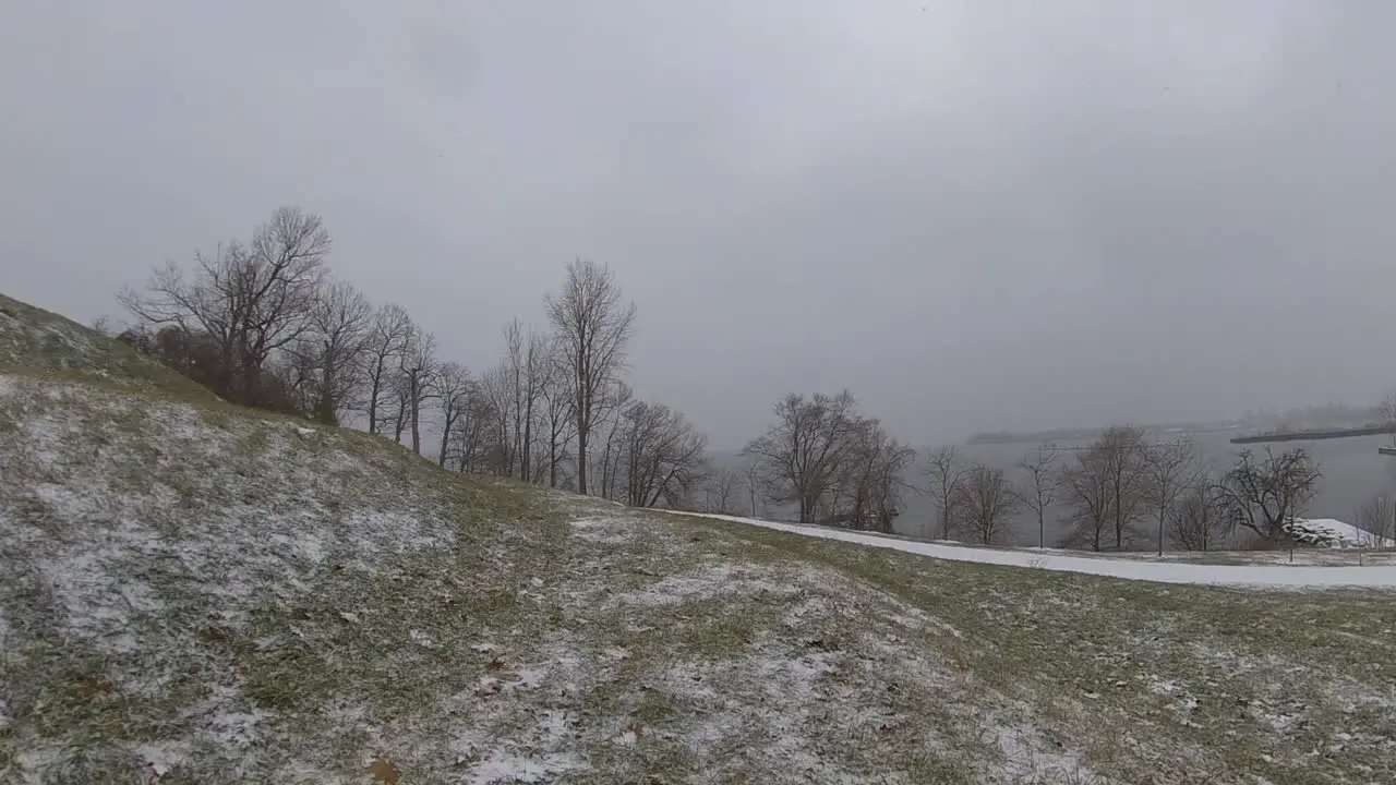 Winter snow timelapse- Canadian