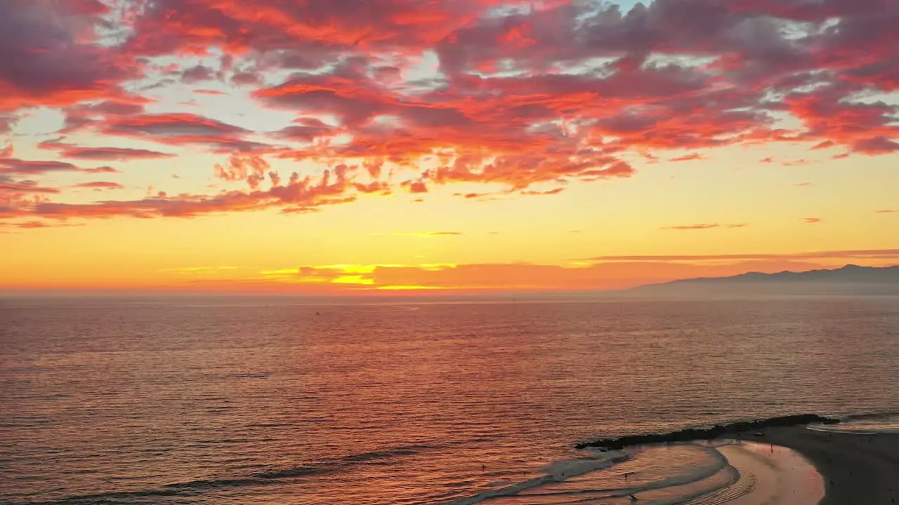 Sunset At Venice Beach LA