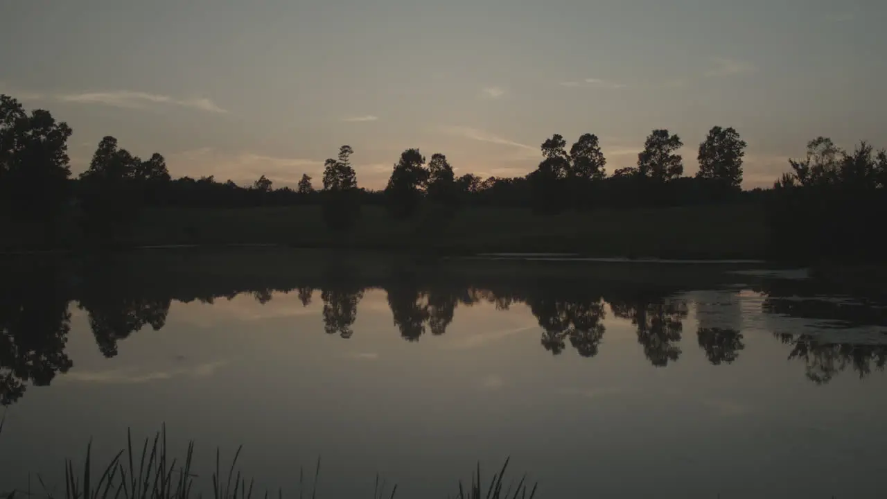 Sunset on the old ranch pond