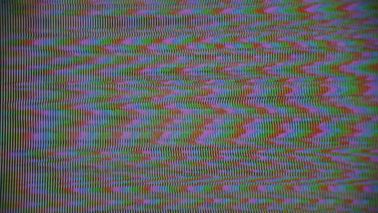 Glitch TV Noise Pattern Animation