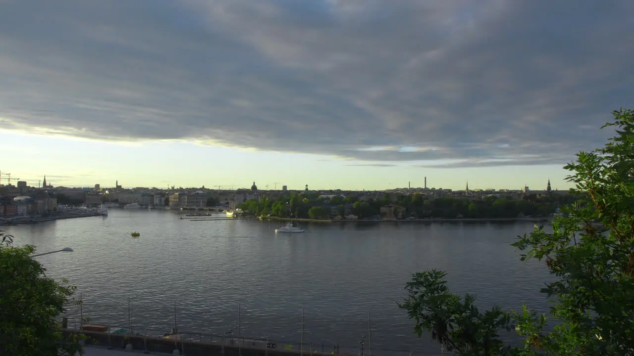 Stockholm cloudy coast view