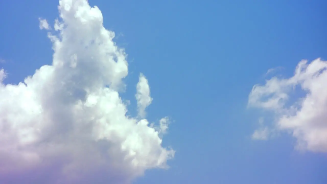 Blue sky  clouds on Timelapse