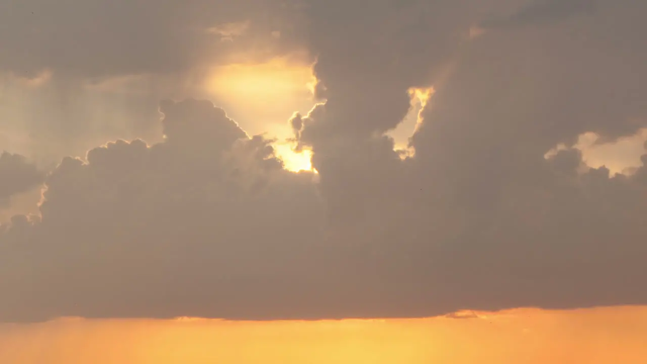 Timelapse of clouds in sky during sunset