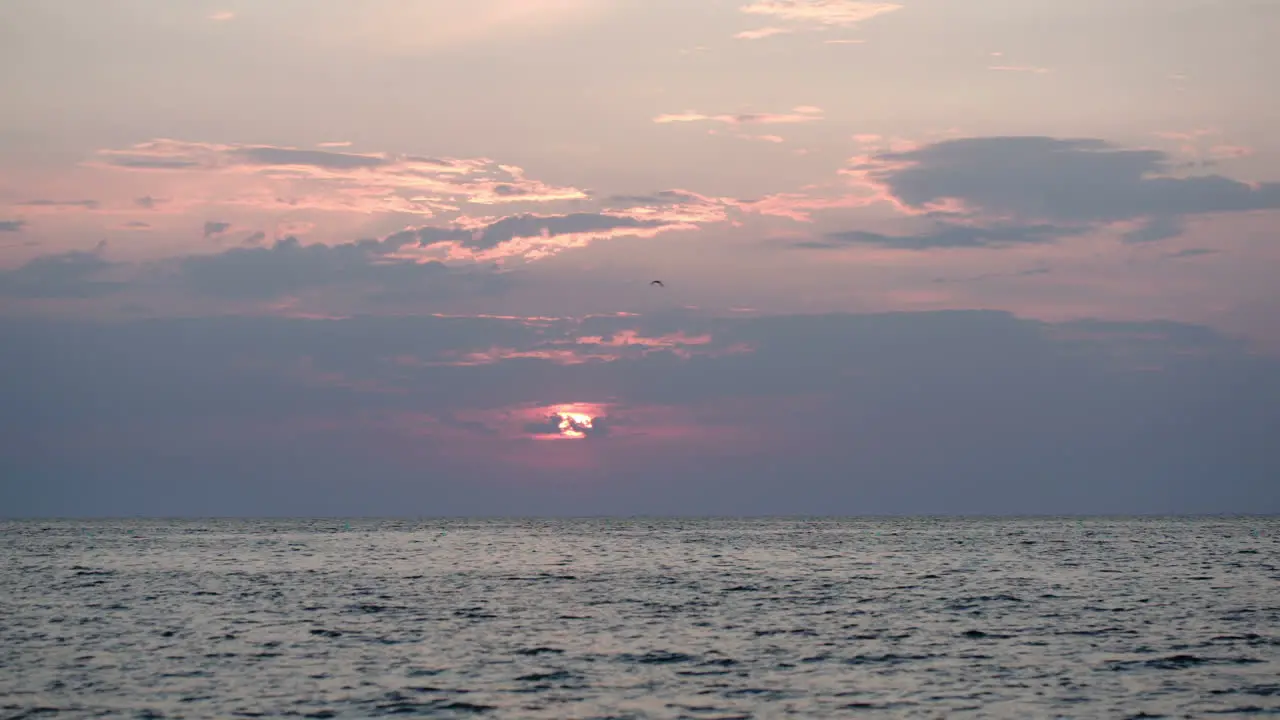 Beautiful seascape at sunset