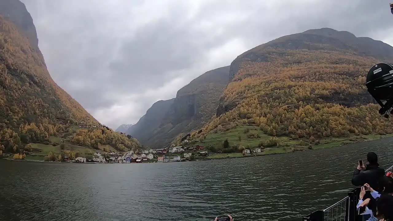 Sailing through the fjords of Norway