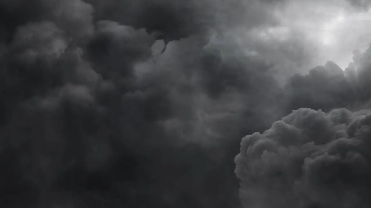 Thunder Storm Over The dark clouds