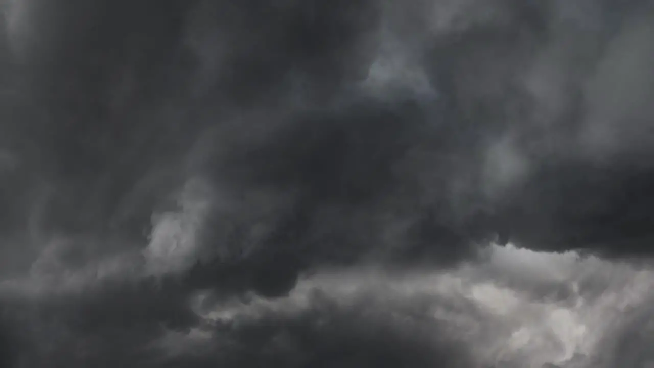 view of a dark stormy sky background 4k