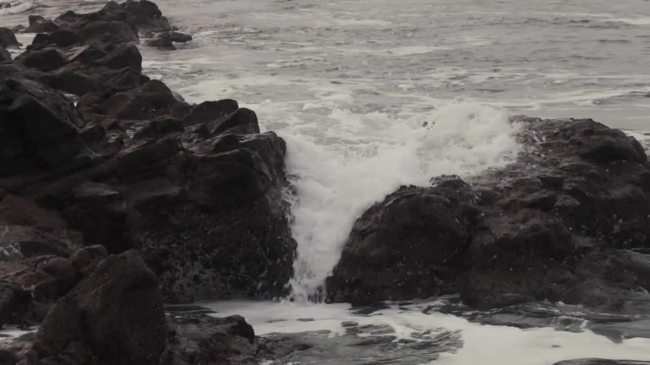 Irish Sea at beach on Northern Irish coast County Antrim-22