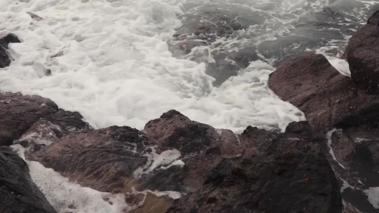 Irish Sea at beach on Northern Irish coast County Antrim-5