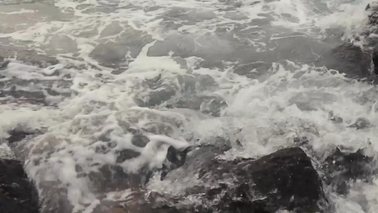 Irish Sea at beach on Northern Irish coast County Antrim-18