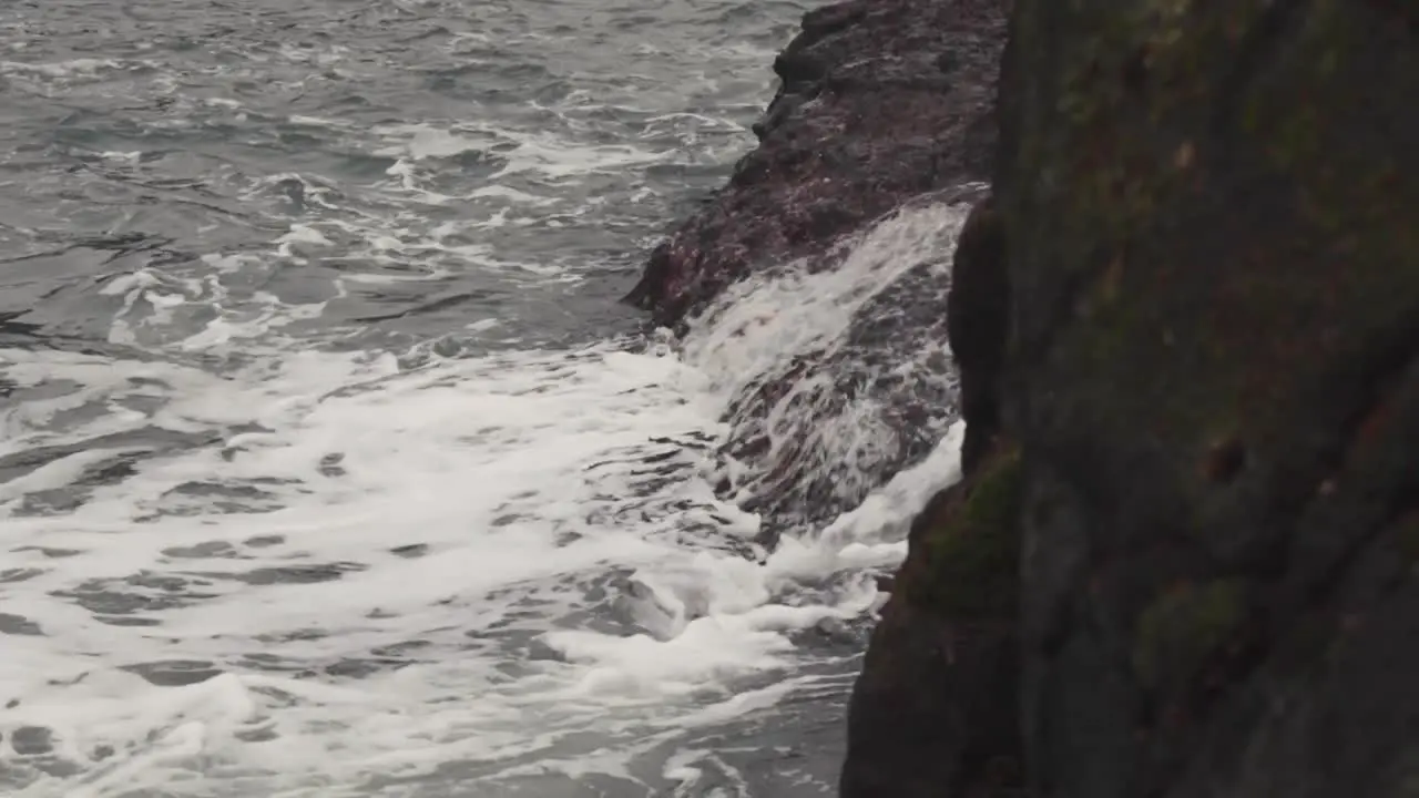 Irish Sea at beach on Northern Irish coast County Antrim-26