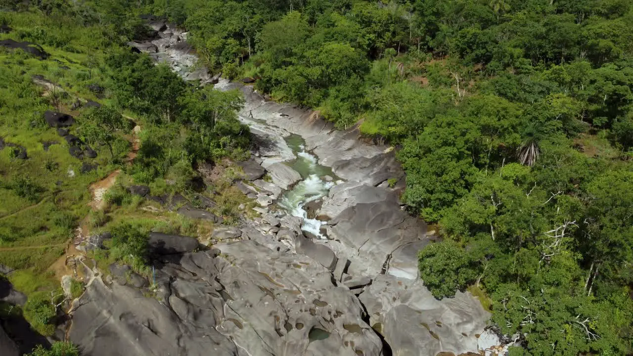 moon valley by drone Chapada dos Veadeiros Brazil