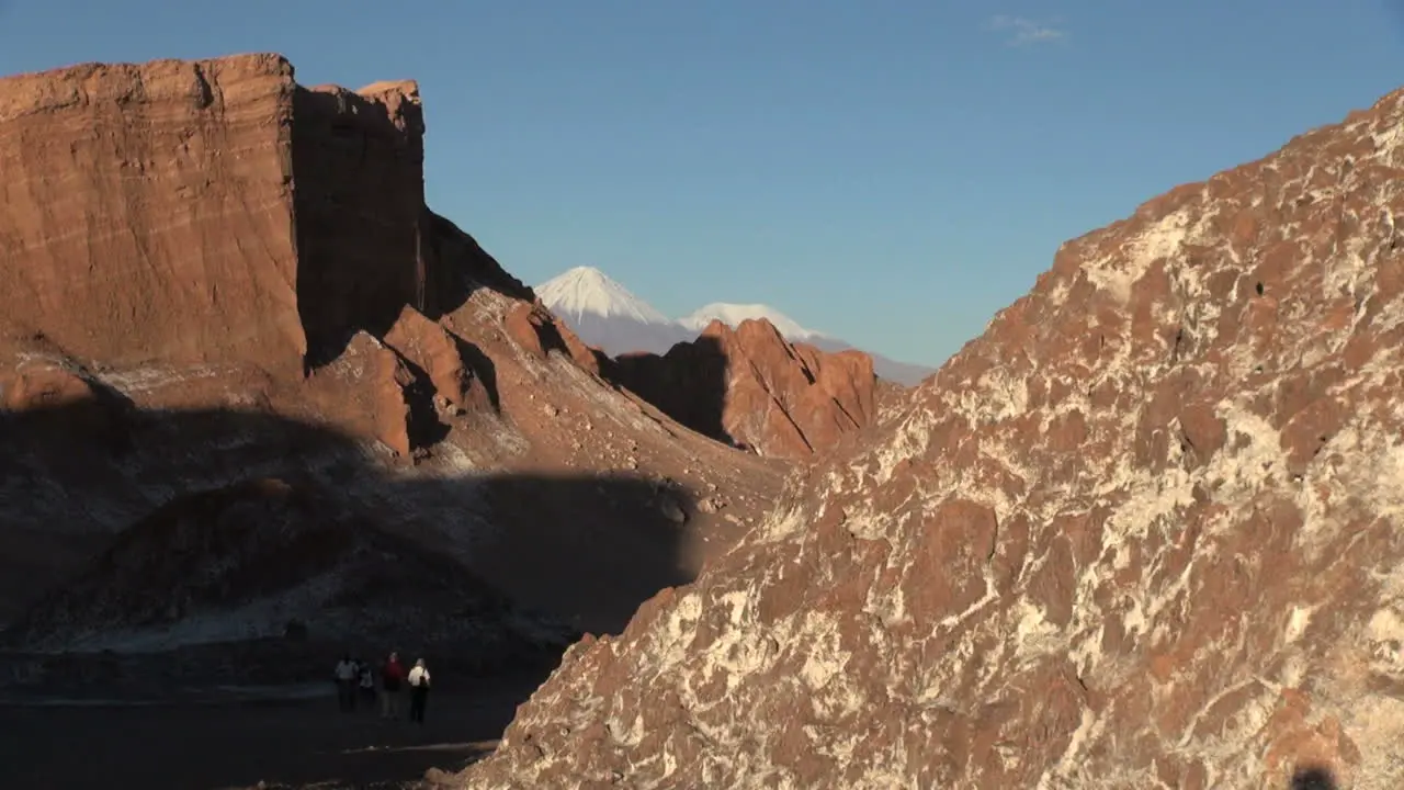 Atacama Valle de la Luna with volcano