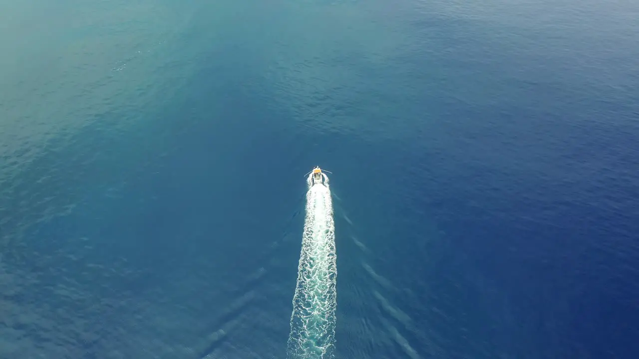 Cook Islands Rarotonga out the Ocean with a fisher boat