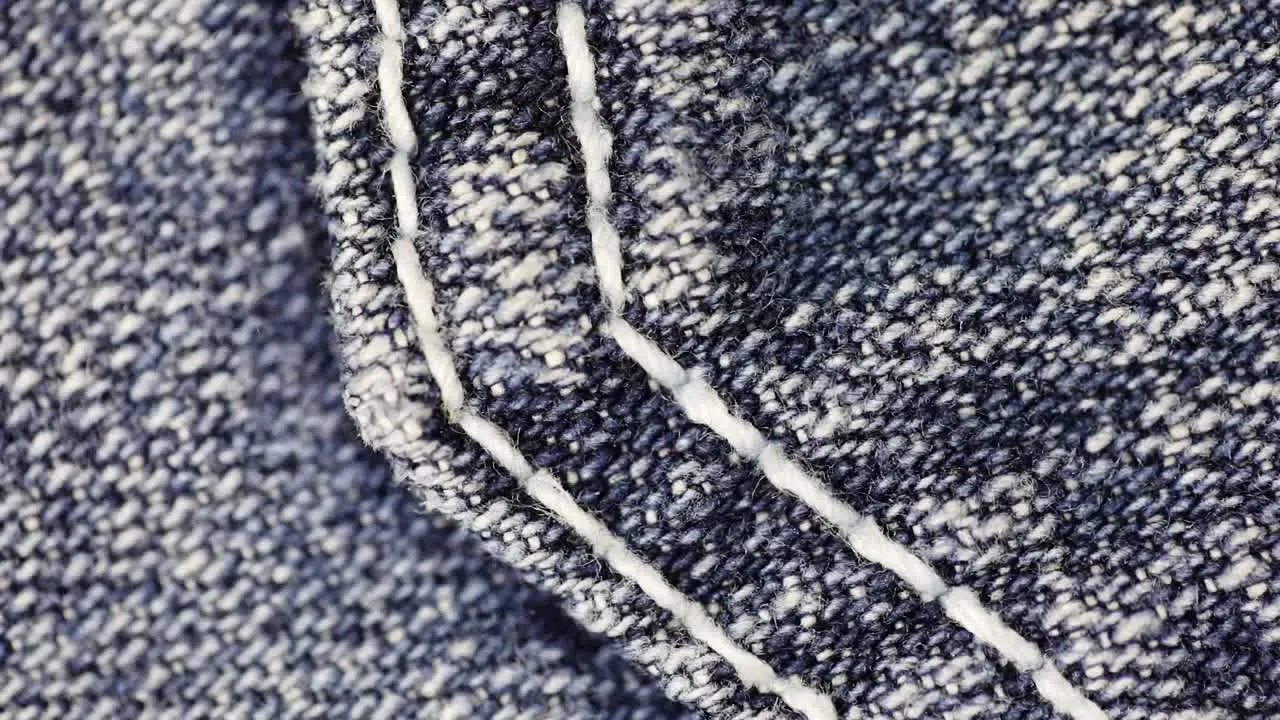 Dark Blue Denim Background Jeans Texture close up