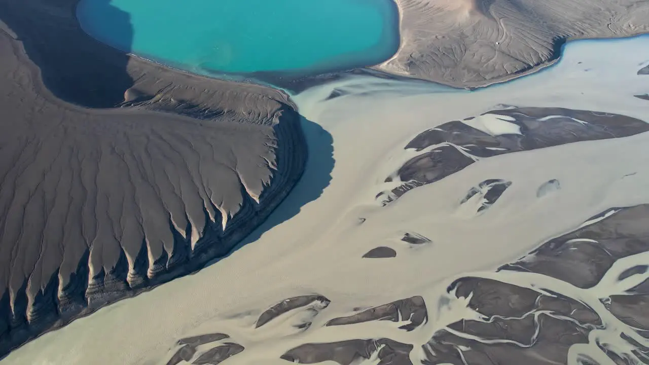 River estuary near calm lake